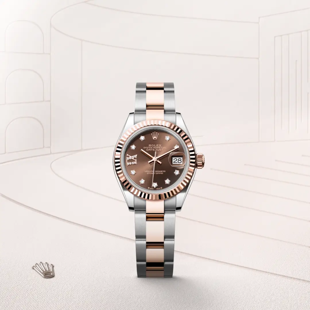 Rolex Lady-Datejust Everose Gold Rolesor Oystersteel, M279171-0004
